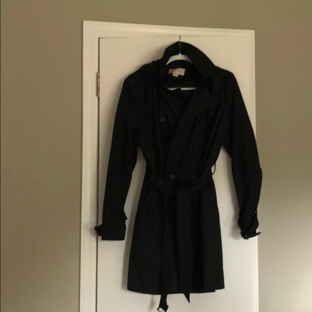 Michael Kors hooded rain coat